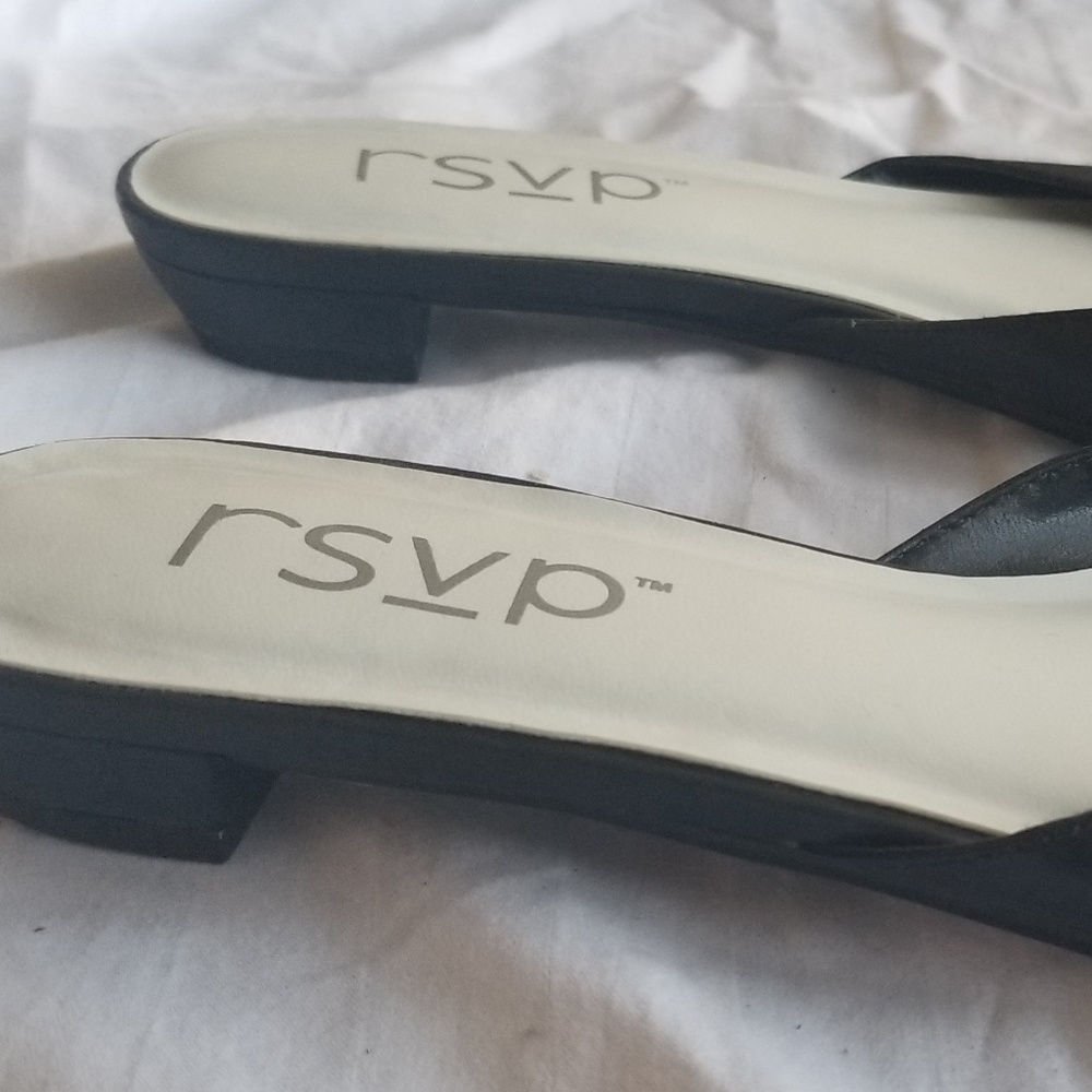 Rsvp sandals, black, 6M